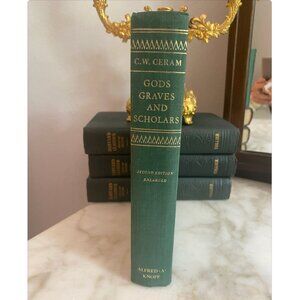 Vintage Gods Graves & Scholars Archaeology History Knoff C. W. Cream Book